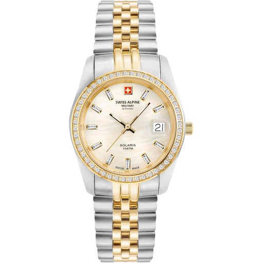 Hodinky Swiss Alpine Military 7714.7243 Damenuhr Elysium 34mm 10ATM