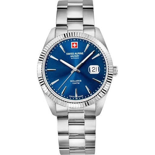 Hodinky Swiss Alpine Military 7016.1135 Herrenuhr Solaris 42mm 10ATM