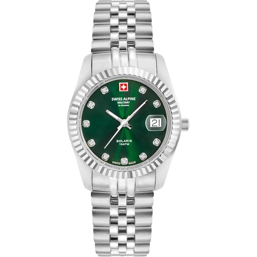Hodinky Swiss Alpine Military 7716.1234 Damenuhr Solaris 34mm 10ATM