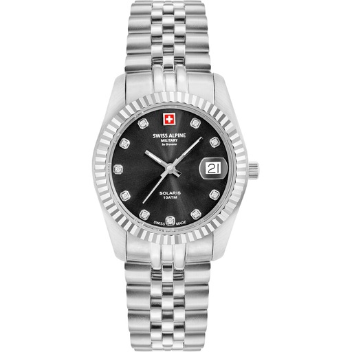 Hodinky Swiss Alpine Military 7716.1237 Damenuhr Solaris 34mm 10ATM