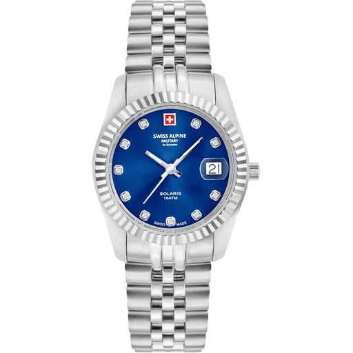 Hodinky Swiss Alpine Military 7716.1235 Damenuhr Solaris 34mm 10ATM
