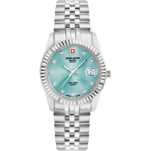 Hodinky Swiss Alpine Military 7716.1231 Damenuhr Solaris 34mm 10ATM