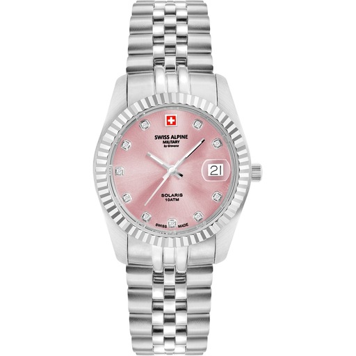 Hodinky Swiss Alpine Military 7716.1236 Damenuhr Solaris 34mm 10ATM