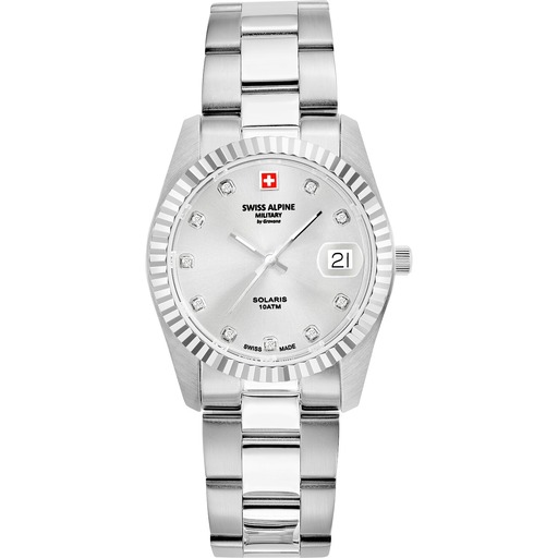 Hodinky Swiss Alpine Military 7716.1132 Damenuhr Solaris 34mm 10ATM