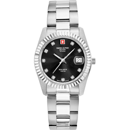 Hodinky Swiss Alpine Military 7716.1137 Damenuhr Solaris 34mm 10ATM