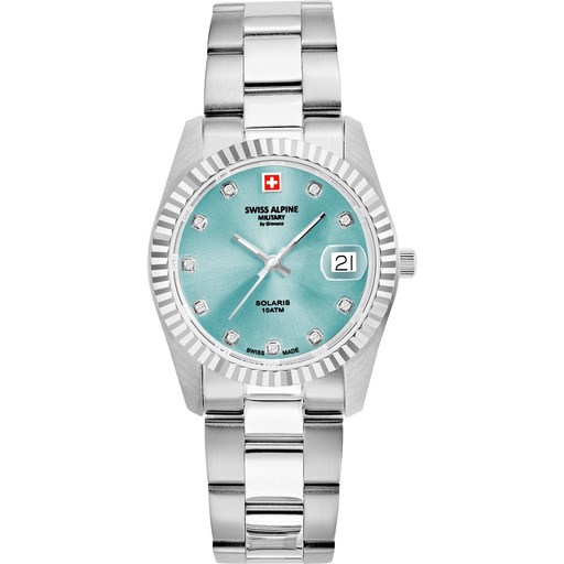 Hodinky Swiss Alpine Military 7716.1131 Damenuhr Solaris 34mm 10ATM