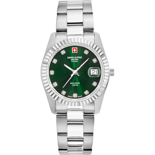 Hodinky Swiss Alpine Military 7716.1134 Damenuhr Solaris 34mm 10ATM