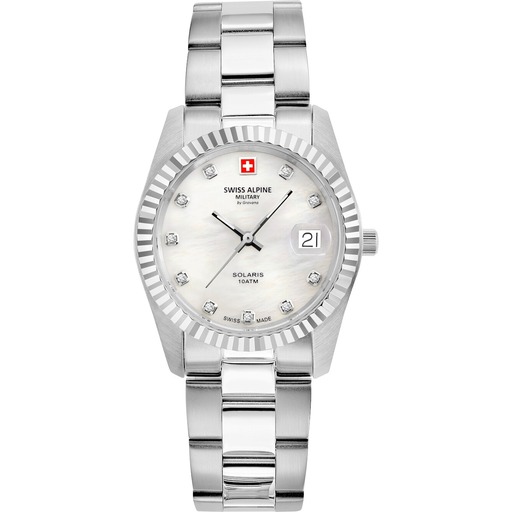 Hodinky Swiss Alpine Military 7716.1133 Damenuhr Solaris 34mm 10ATM