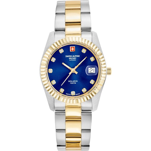 Hodinky Swiss Alpine Military 7716.1145 Damenuhr Solaris 34mm 10ATM