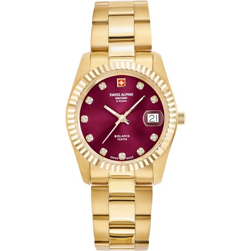 Hodinky Swiss Alpine Military 7716.1116 Damenuhr Solaris 34mm 10ATM