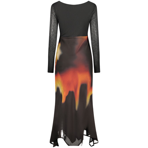 DESIGUAL ABITO LUNGO DONNA NERO
