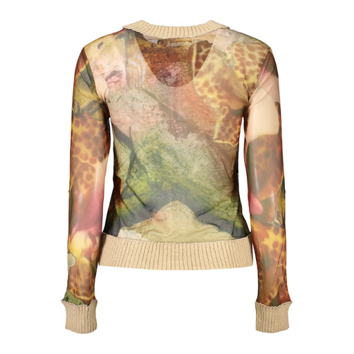 DESIGUAL MAGLIA DONNA BEIGE