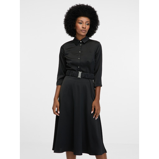 Black women's knee-length dress ORSAY