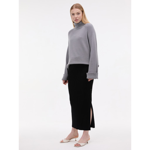Black women's knitted skirt ORSAY