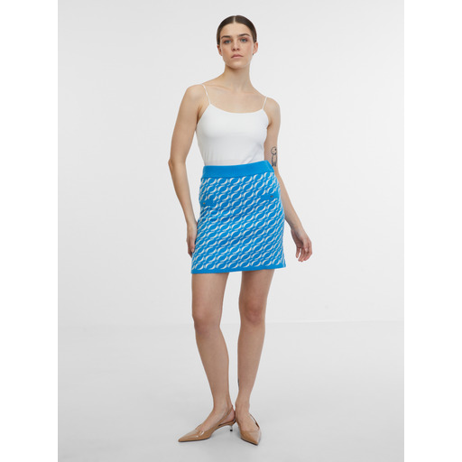 Blue women's sweater skirt ORSAY