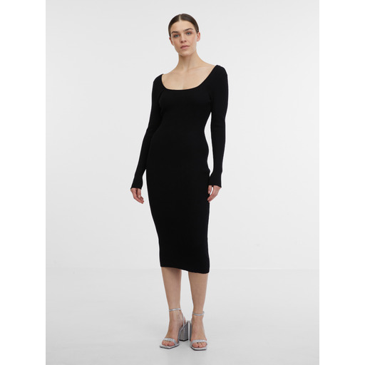 Black women's sweater dress ORSAY