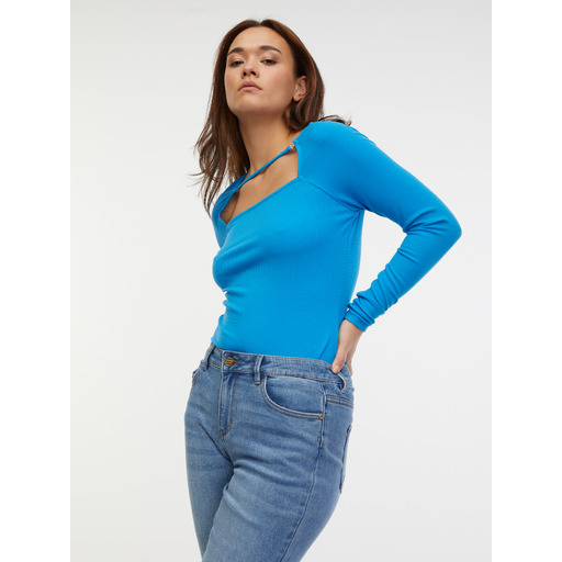 Blue women's T-shirt ORSAY