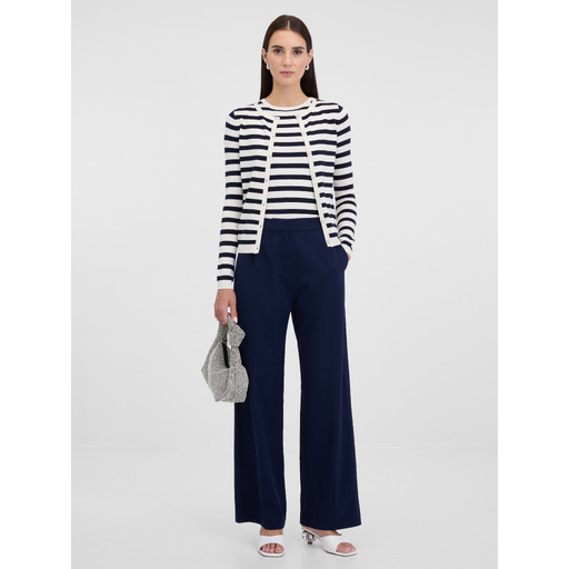 Dark blue women's trousers ORSAY