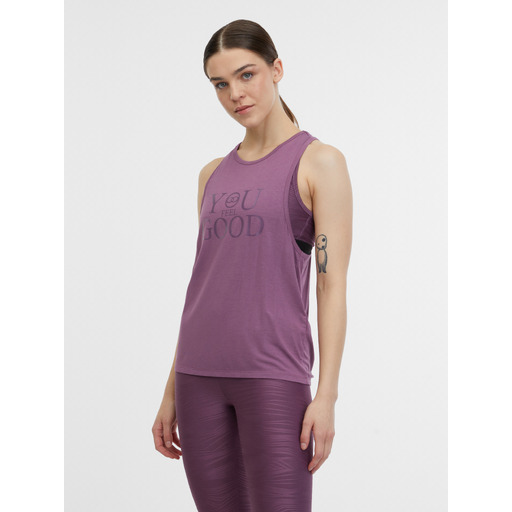Purple women's sports vest top ORSAY