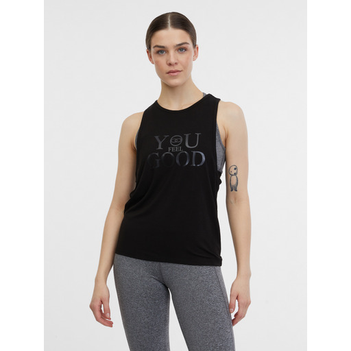 Black women's sports vest top ORSAY