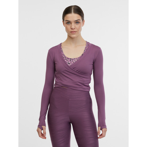 Purple women's sports top ORSAY