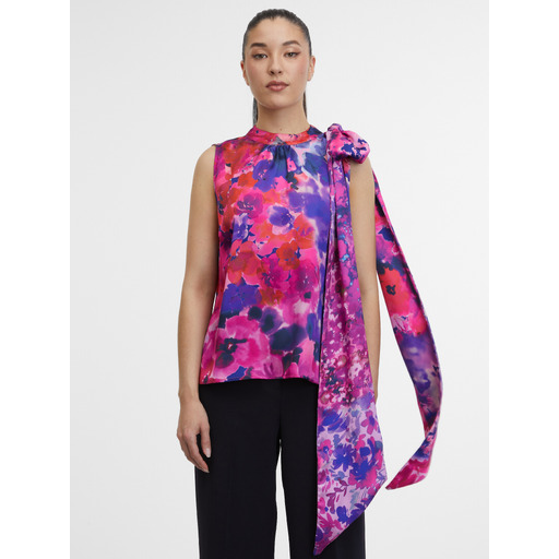 Purple women's floral top ORSAY