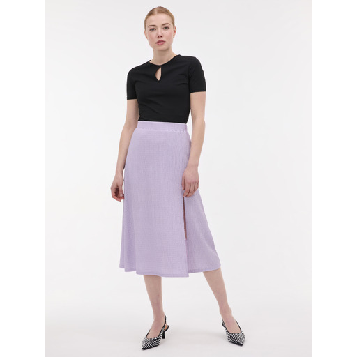 Light purple women's midi skirt ORSAY