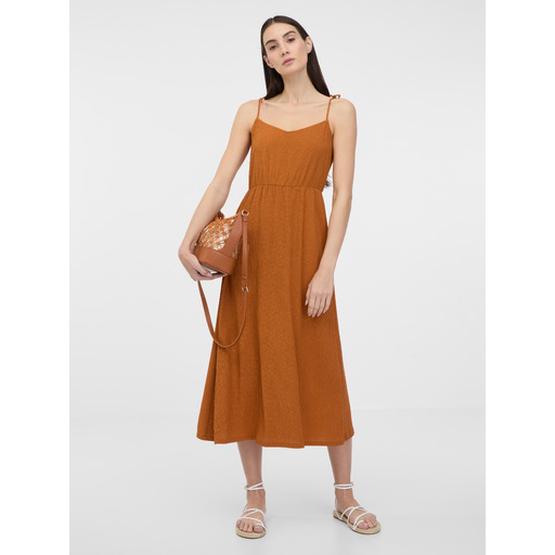 Brown women's maxi dress ORSAY