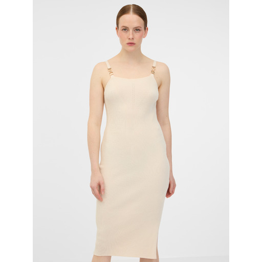Beige women's midi dress ORSAY