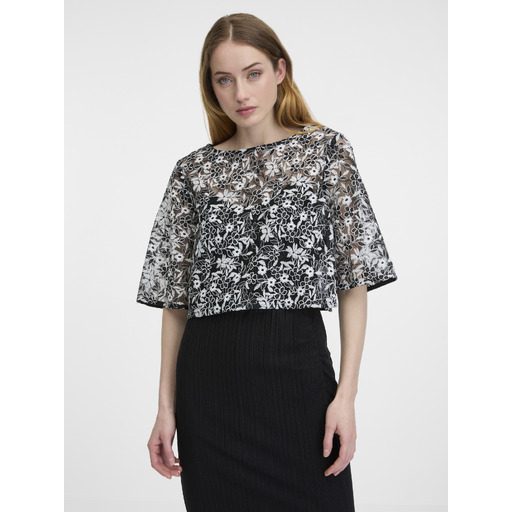 Black women's patterned blouse ORSAY