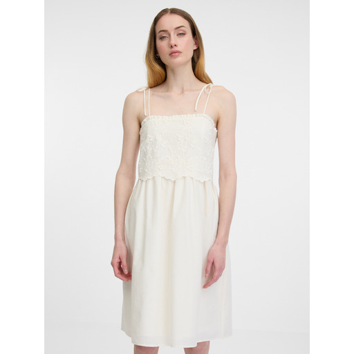 Cream women's dress ORSAY