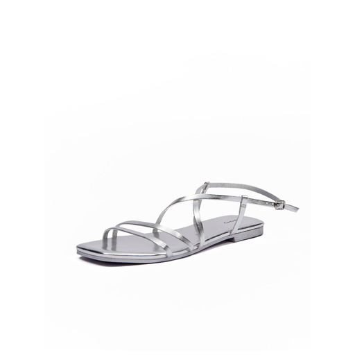Silver women's sandals ORSAY