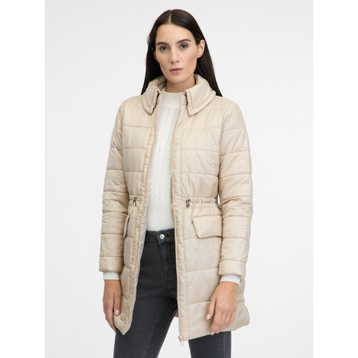 Cream women's winter jacket ORSAY