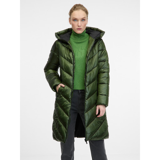 Green women's winter jacket ORSAY