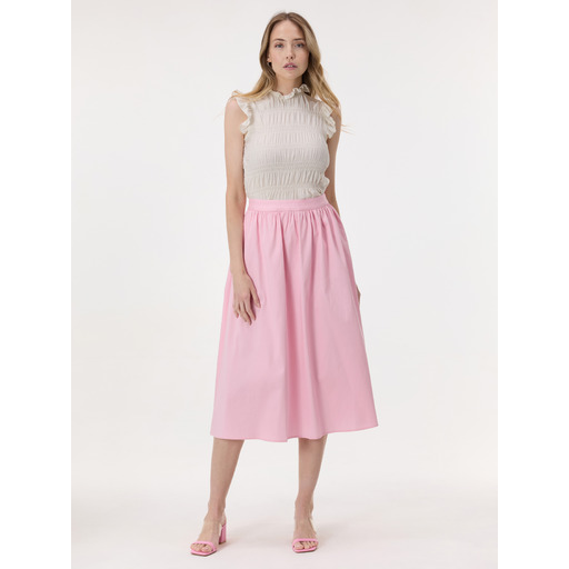 Light pink women's midi skirt ORSAY