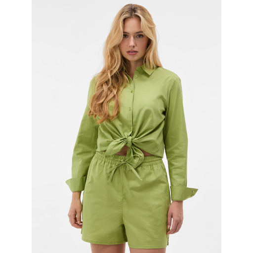 Green women's collared shirt ORSAY