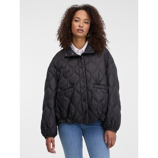 Black women's quilted jacket ORSAY