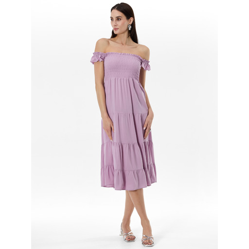 Light purple women's midi dress ORSAY
