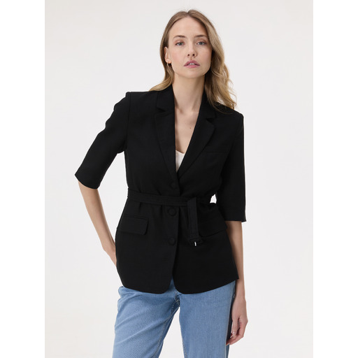 Black women's short-sleeve blazer ORSAY