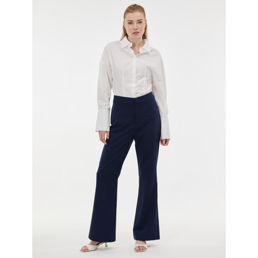 Dark blue women's trousers ORSAY