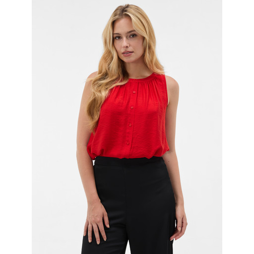 Red women's round-neck top ORSAY