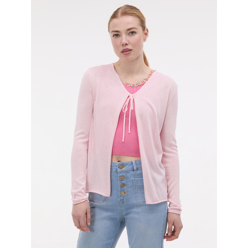 Light pink women's cardigan ORSAY