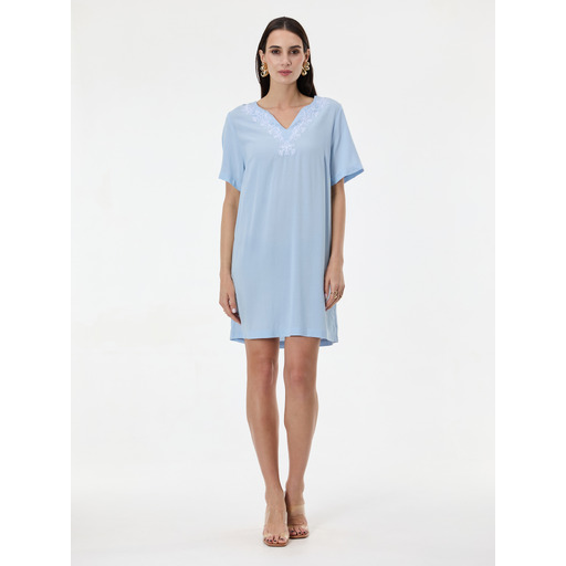 Light blue women's knee-length dress ORSAY