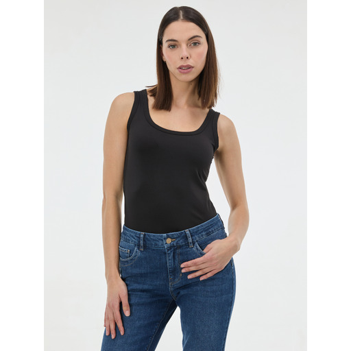 Black basic vest top ORSAY