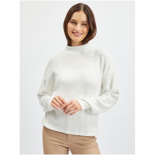White women's patterned jumper ORSAY