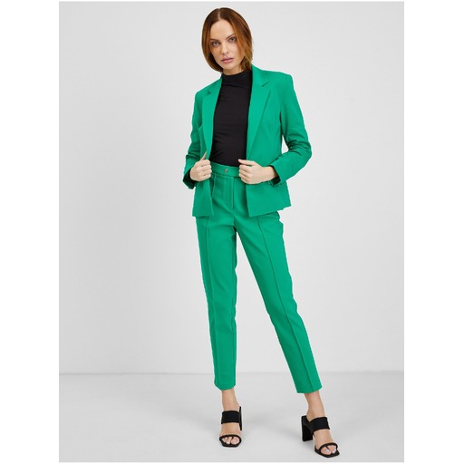 Green women's trousers ORSAY