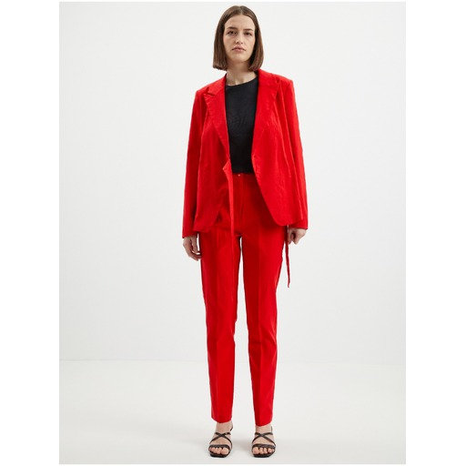 Red women's trousers ORSAY