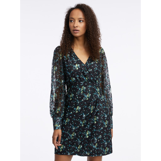 Black women's floral dress ORSAY