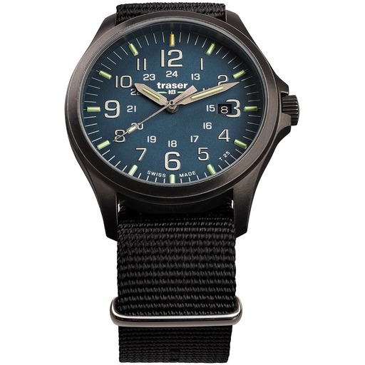 Hodinky Traser H3 108632 P67 Officer GunMetal Blue 42mm 10ATM