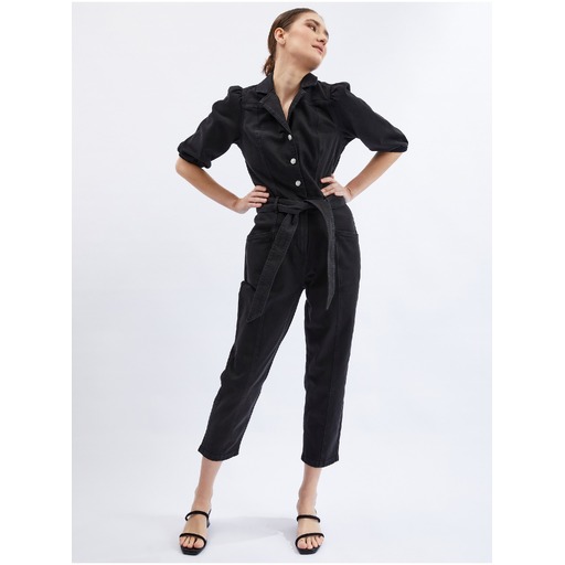 Black women's denim jumpsuit ORSAY